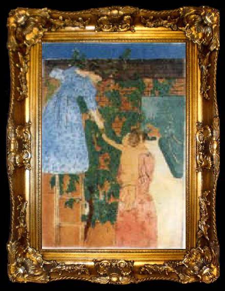 framed  Mary Cassatt Gathering Fruit, ta009-2